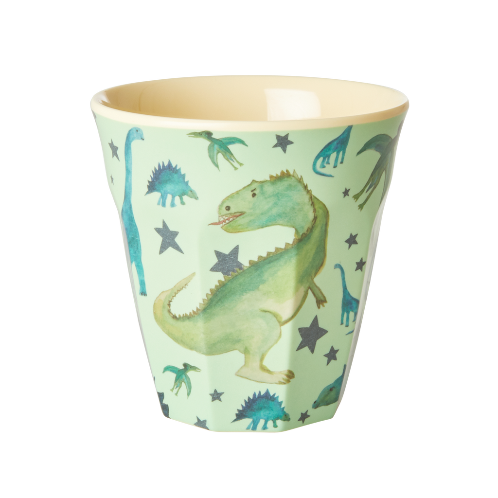 Melamine Cup with Dino Print - Medium