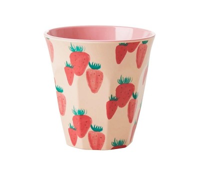 Melamine Cup with Strawberry - Medium