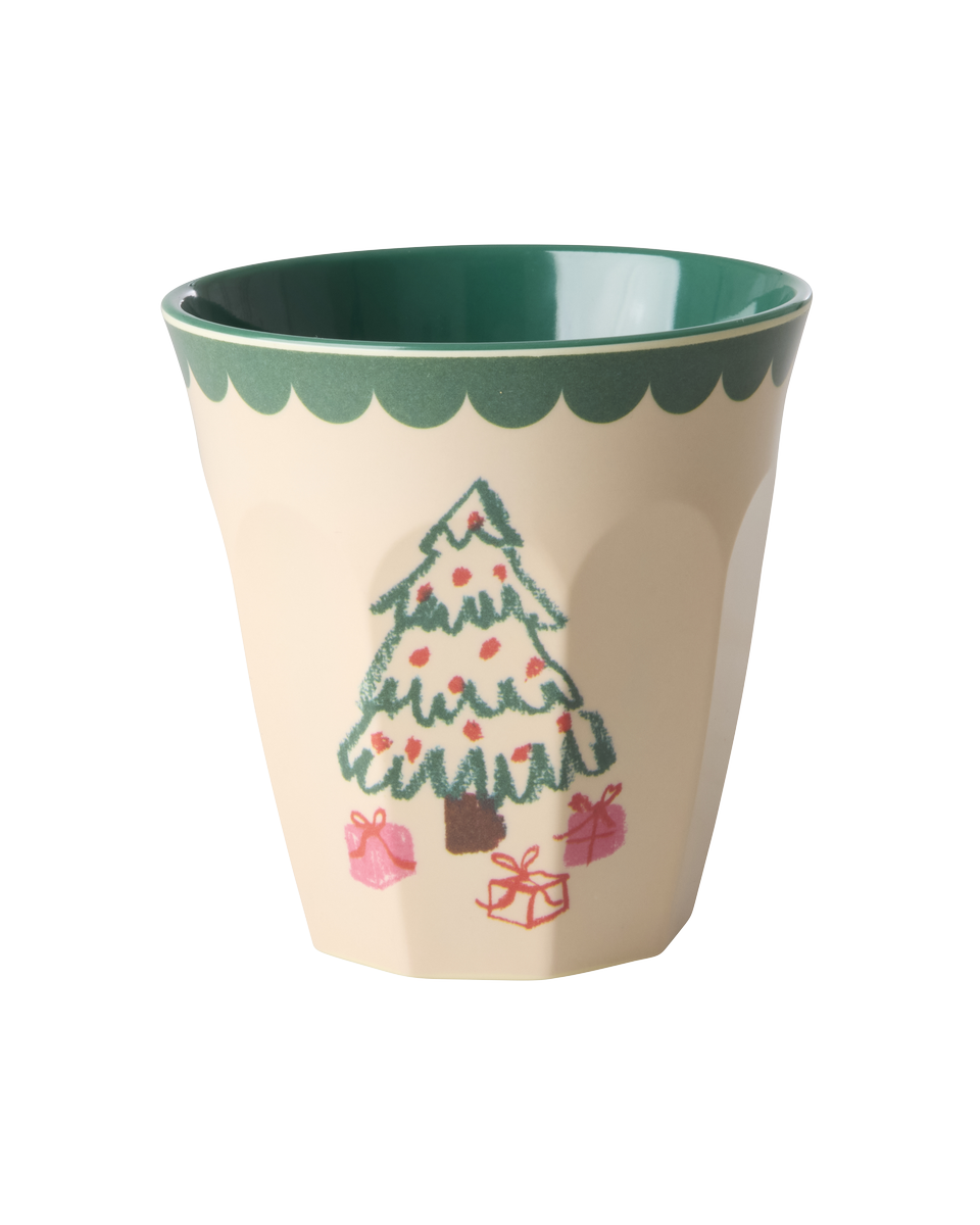 Melamine Cup with Gifted Tree Print - Medium - 250 ml
