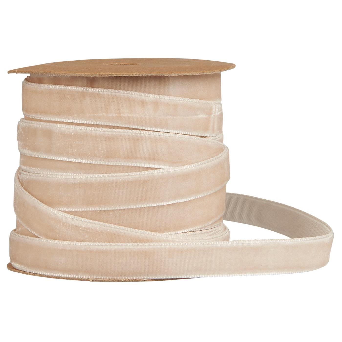 Fløyelsbånd, Beige