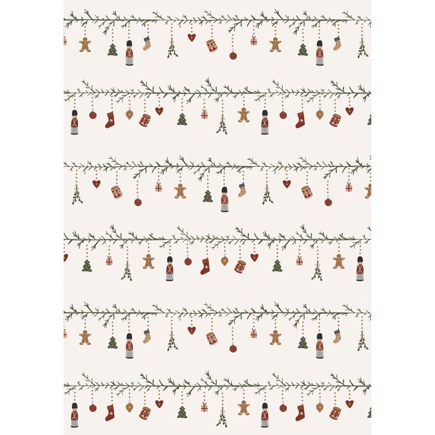 Papirrulle juleranker My Nostalgic Christmas 5 m/rulle