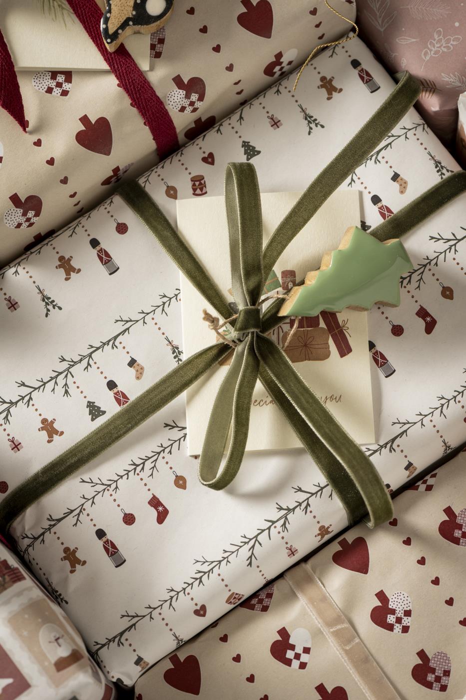 Papirrulle juleranker My Nostalgic Christmas 5 m/rulle