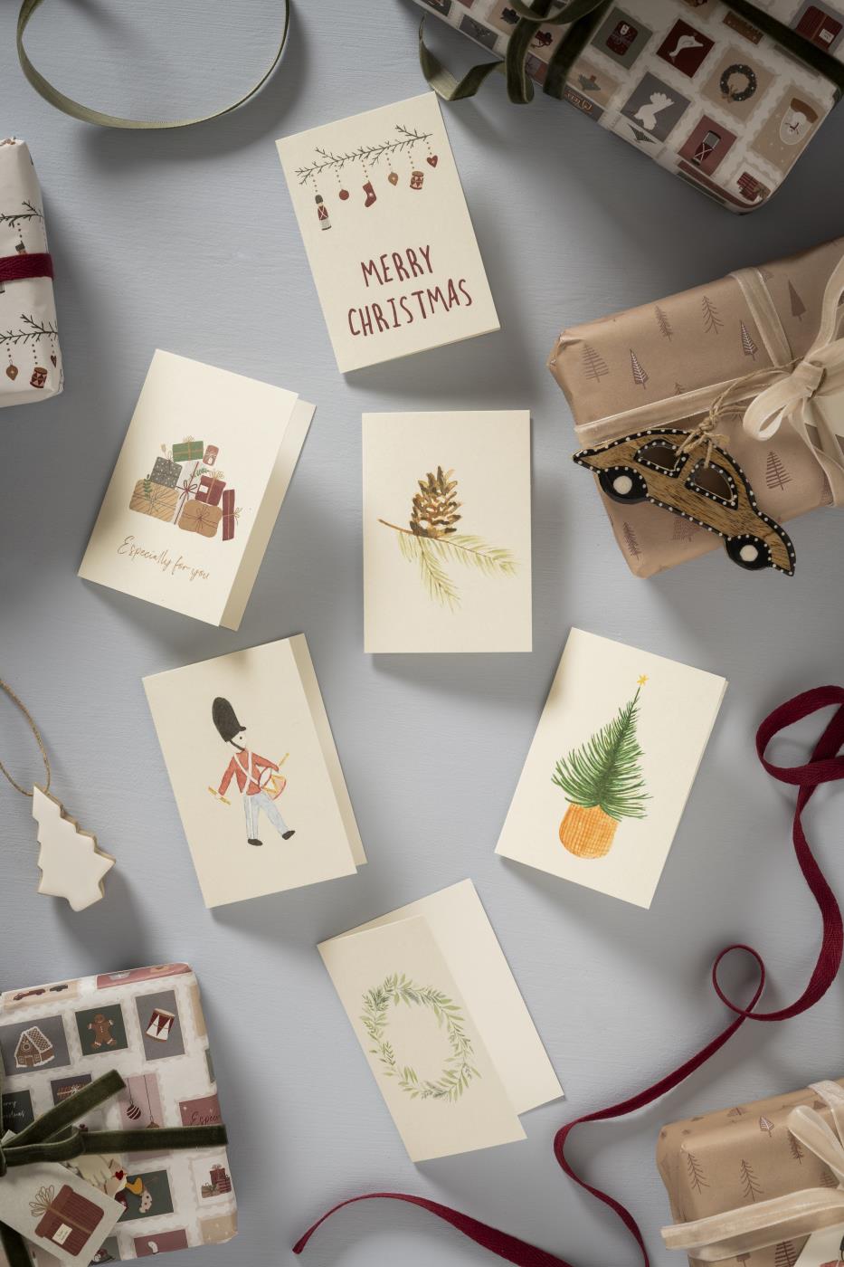 Julekort dobbelt 6 ass My Nostalgic Christmas 20 stk pr motiv