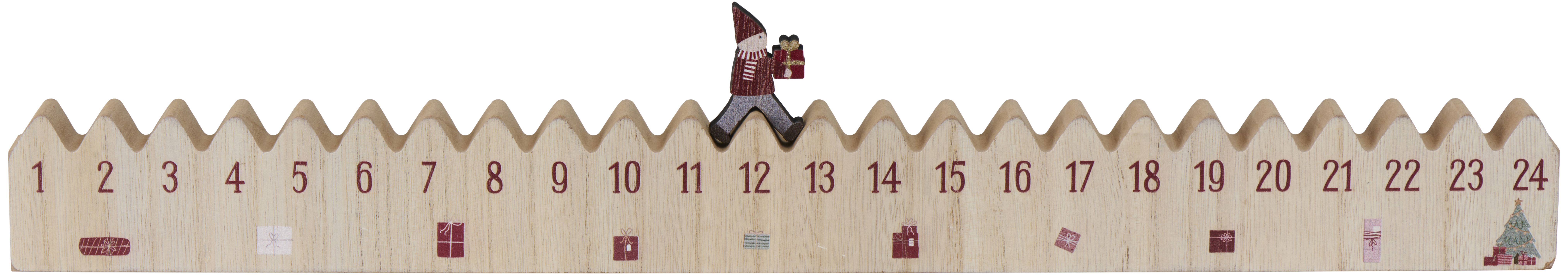 Julekalender 1-24 nisse m/julegave