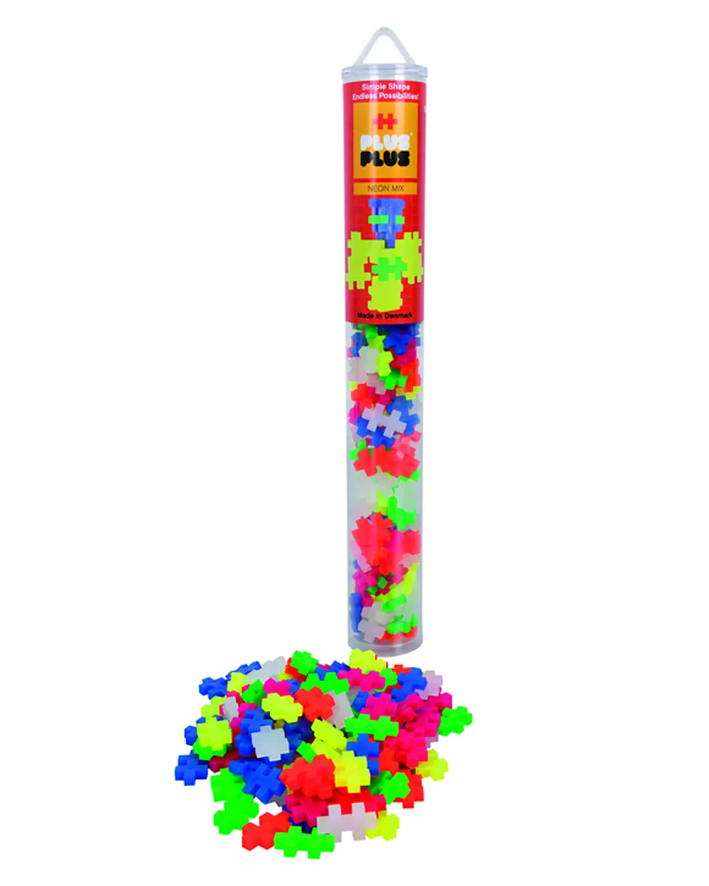 Plus-Plus Neon Mix / 100 pcs Tube