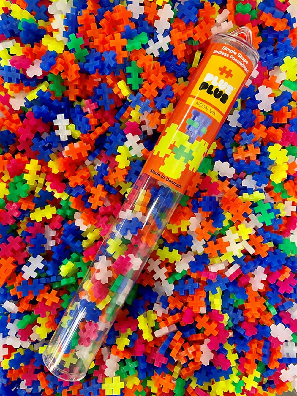 Plus-Plus Neon Mix / 100 pcs Tube