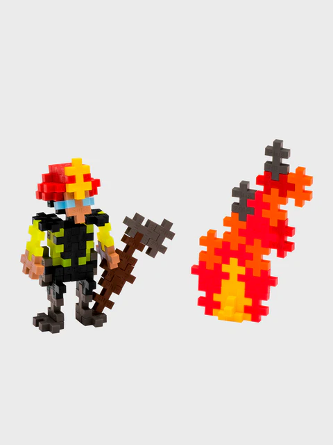 Plus-Plus Firefighter / 100 pcs Tube