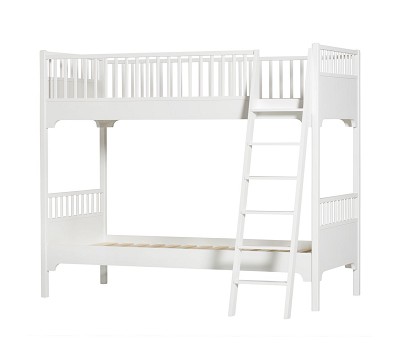 Classic bunk bed 90x200 cm w. slant ladder