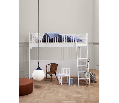 Classic loft bed 90x200 cm