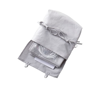 Classic curtain. grey