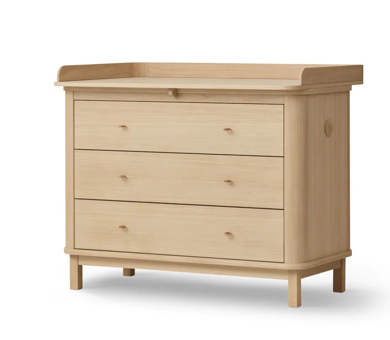 Nursery dresser 3 drawers, oak