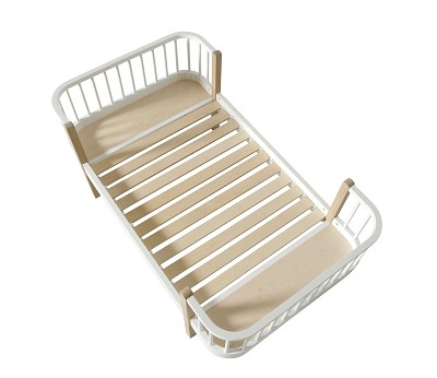 Original junior bed. 90x160 cm. white/oak