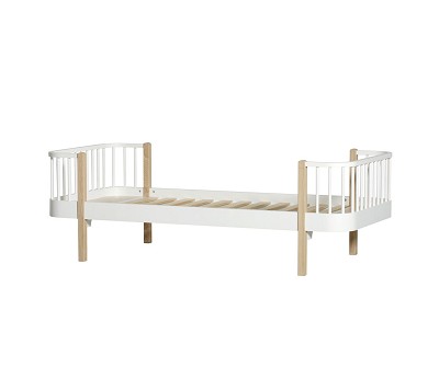 Original bed. 90x200 cm. white/oak