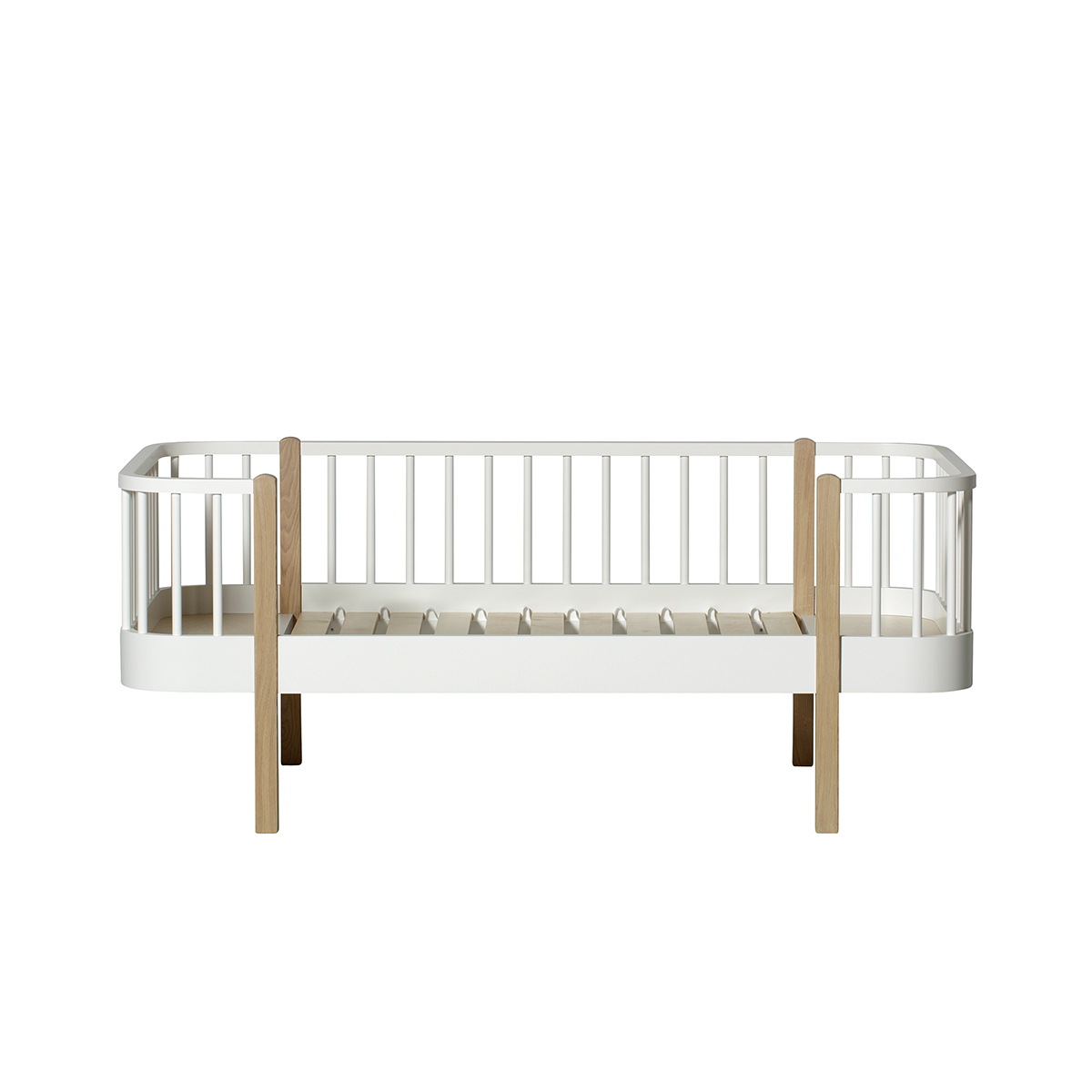 Original junior day bed. 90x160cm. white/oak