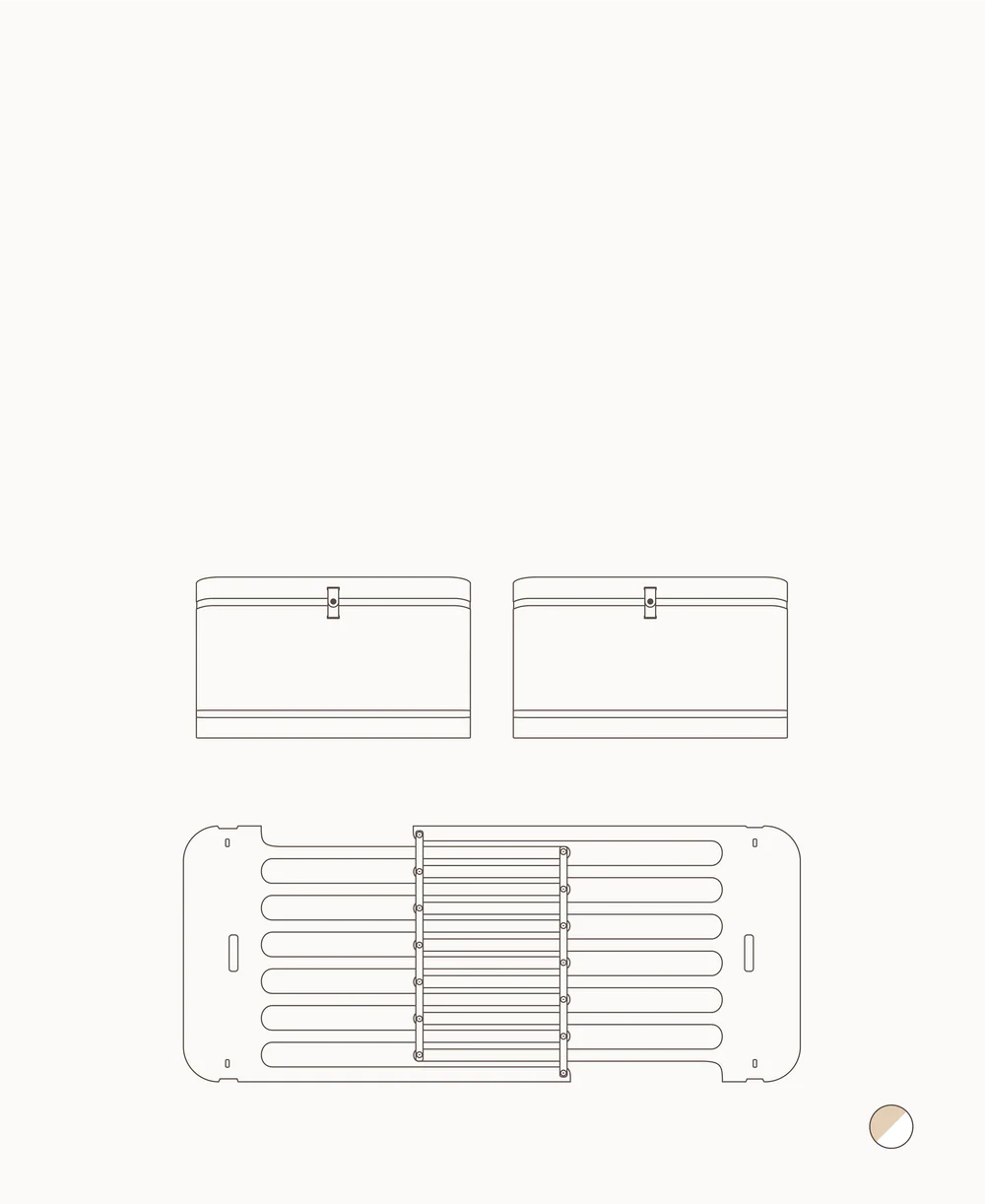 Mini+ sibling kit (additional parts to Mini+ cot bed incl. junior kit. white/oak