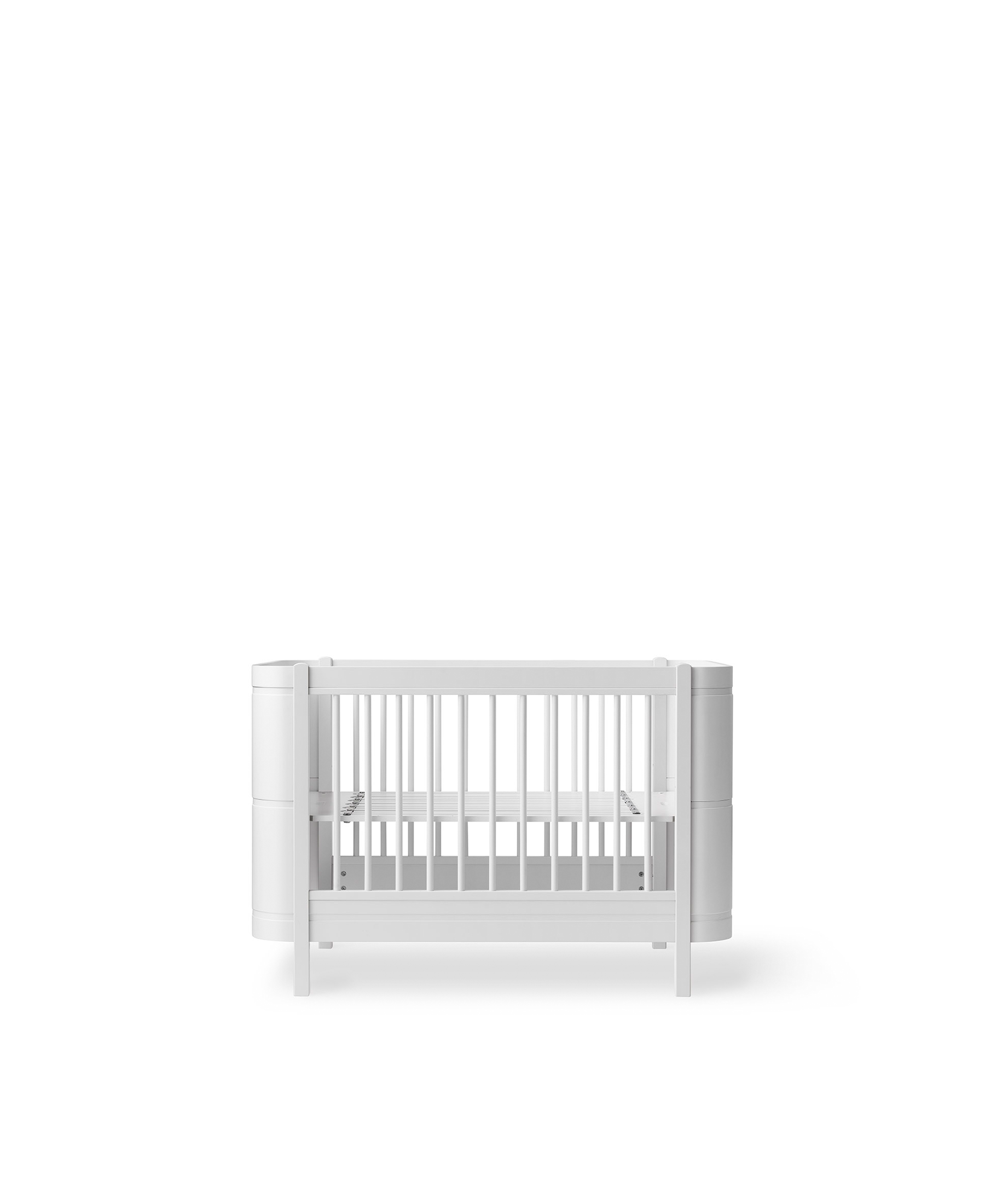 Mini+ cot bed excl. junior kit. 68x122 cm. white