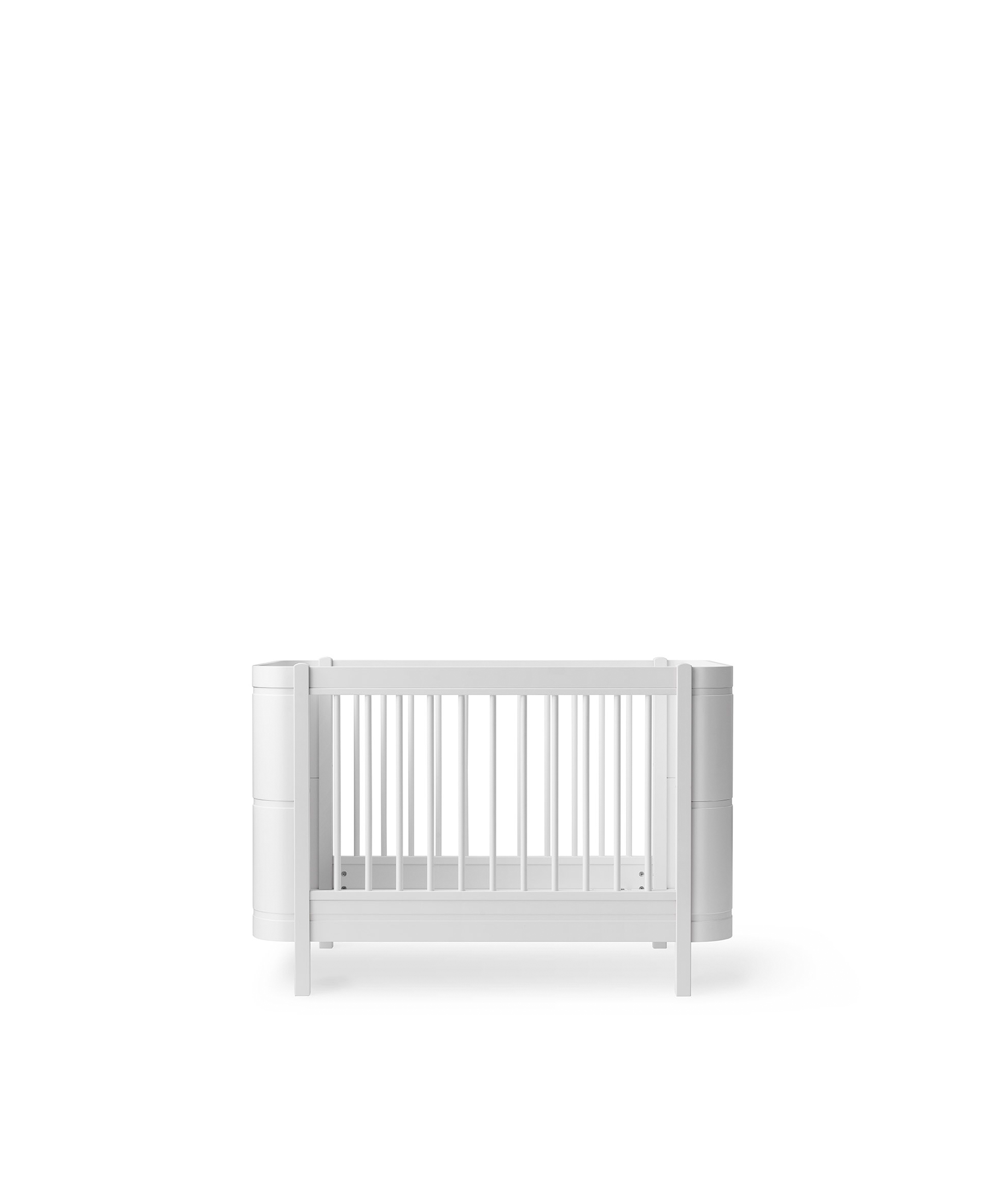 Mini+ cot bed excl. junior kit. 68x122 cm. white