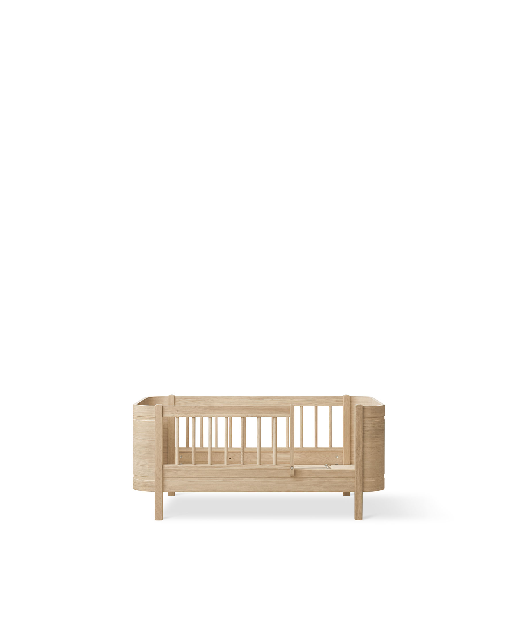 Mini+ junior bed. 68x162cm. oak - new