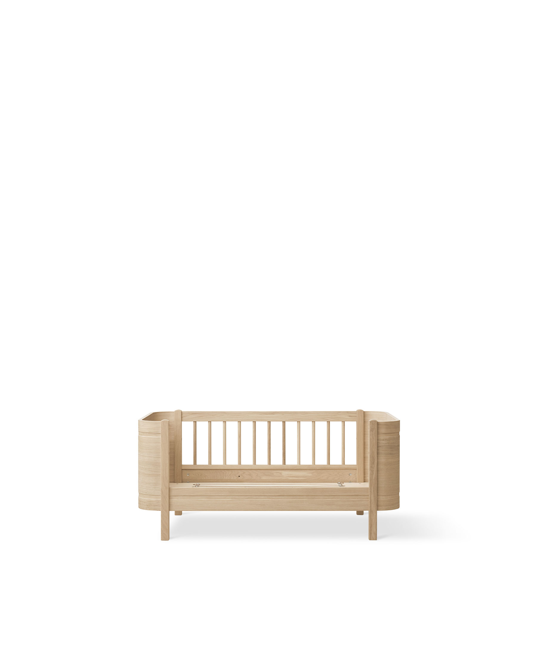 Mini+ junior bed. 68x162cm. oak - new