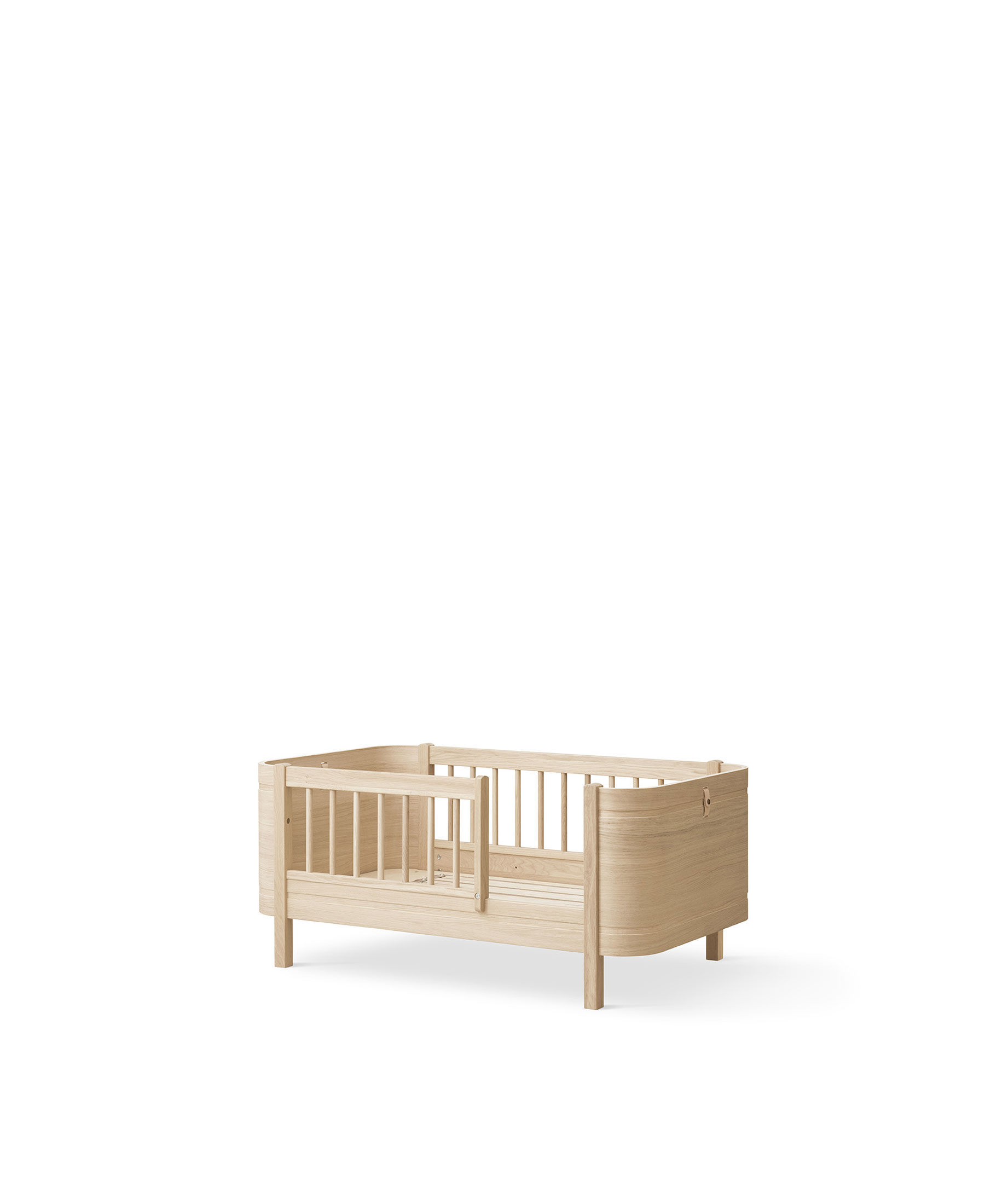 Mini+ junior bed. 68x162cm. oak - new