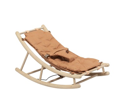 Baby & toddler rocker. oak/caramel