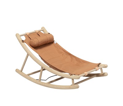 Baby & toddler rocker. oak/caramel
