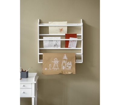 Plate rack. white