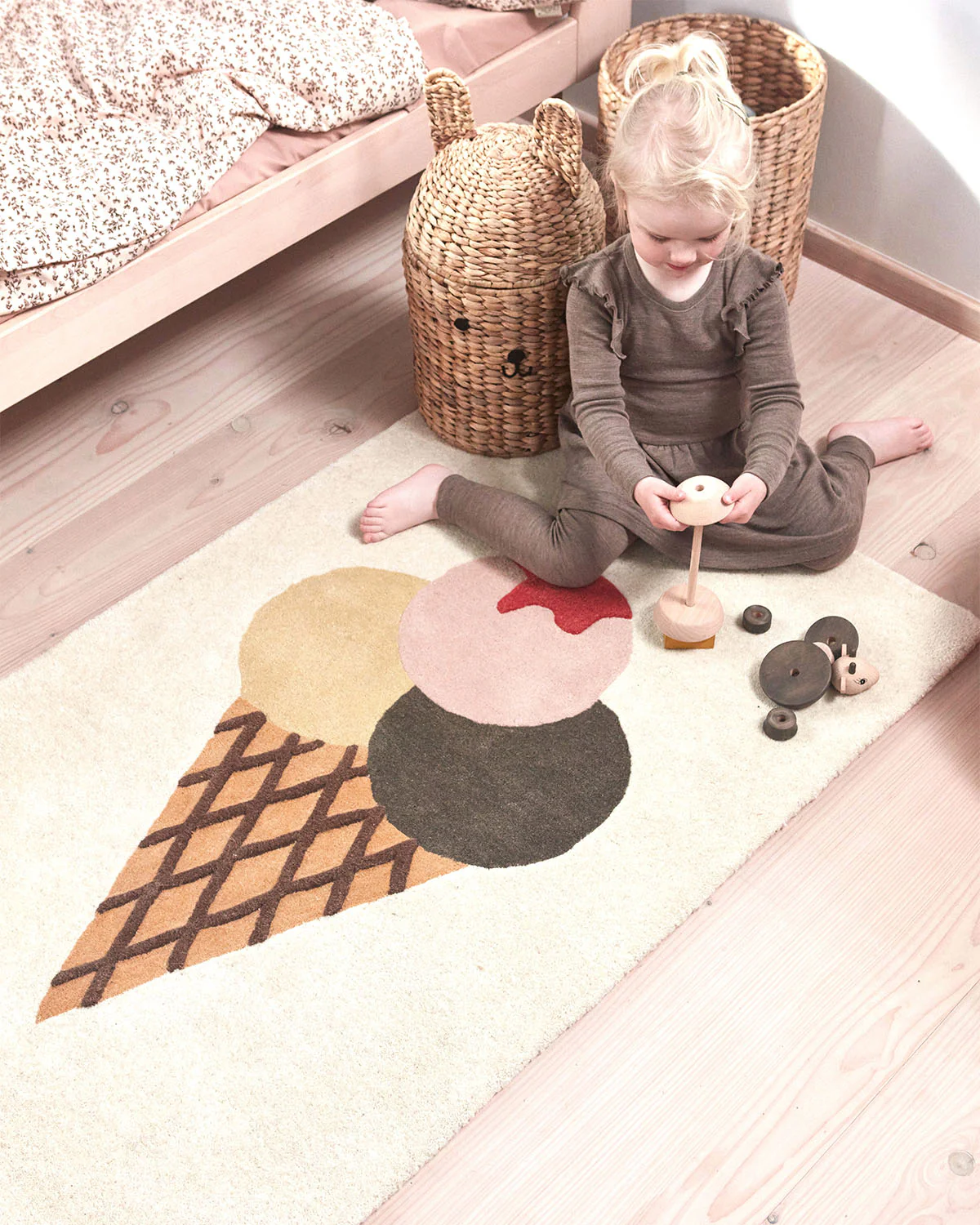 Ice Cream Tufted Rug Multi