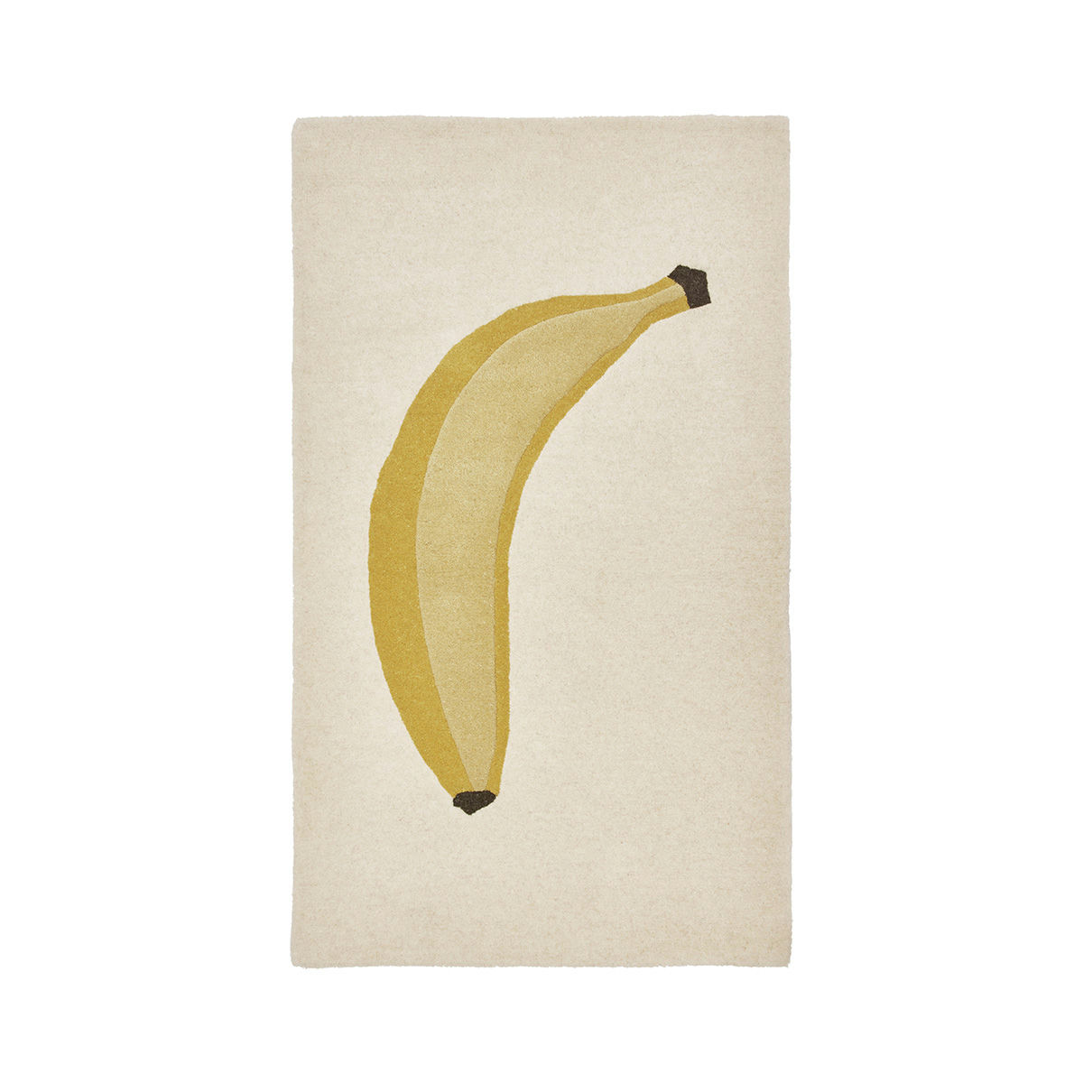 Banana Tufted Rug Yellow