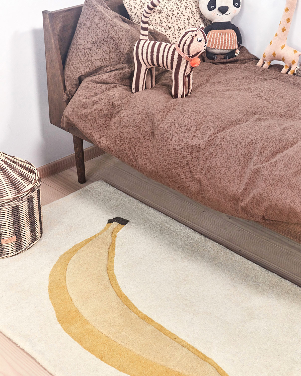 Banana Tufted Rug Yellow