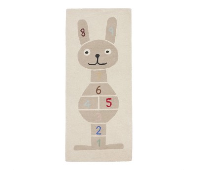 Rabbit Hopscotch Rug