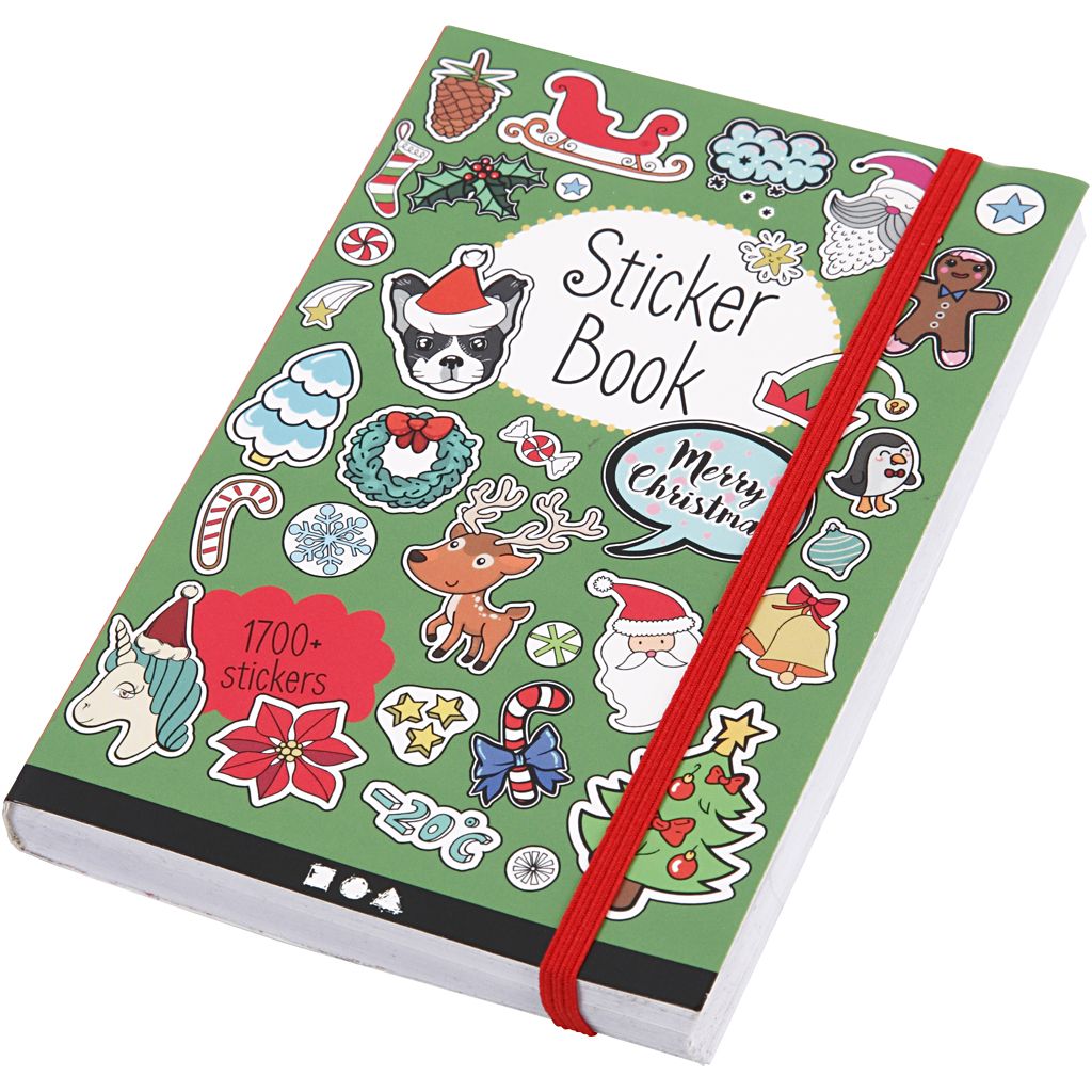 Bok med 1700 stickers
