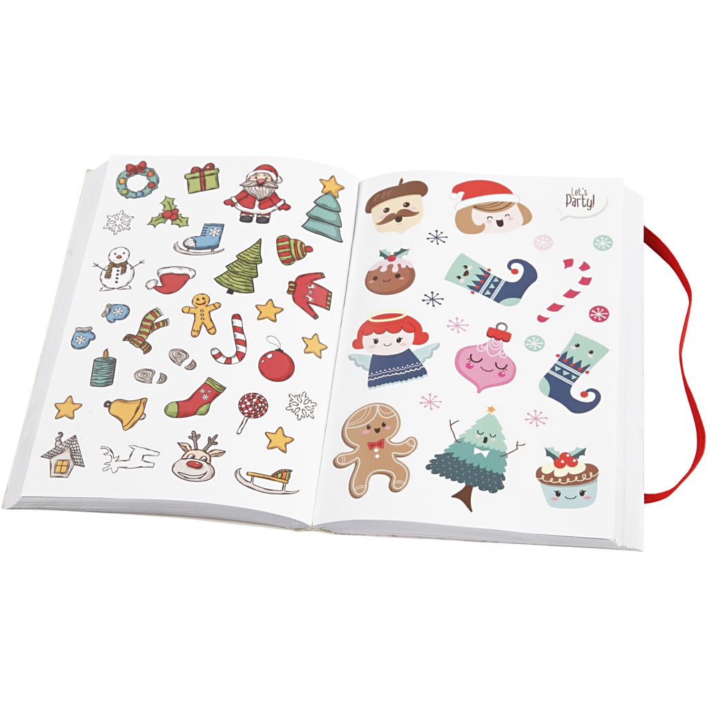 Bok med 1700 stickers