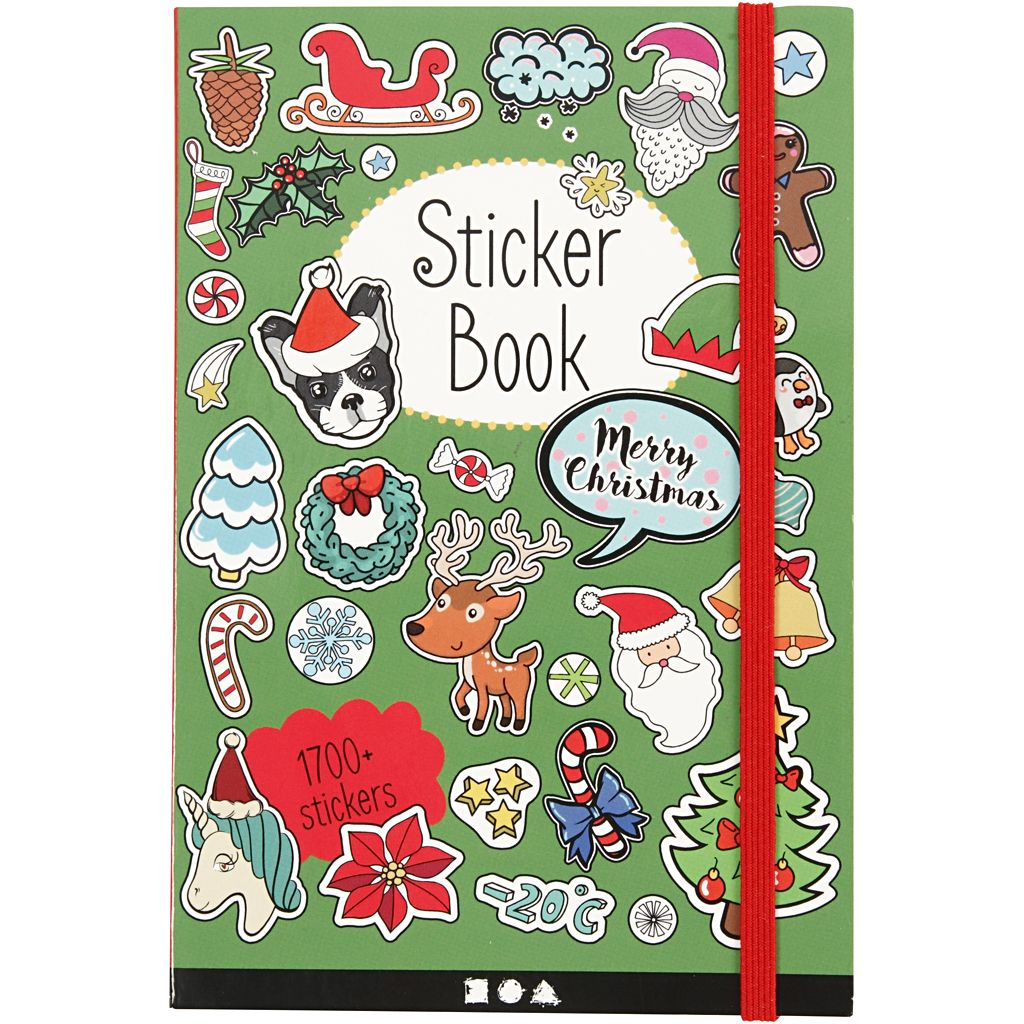 Bok med 1700 stickers