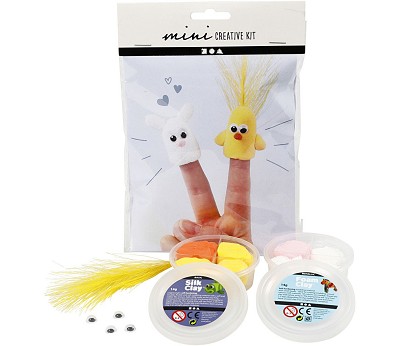 Mini creativ kit fingerdukker