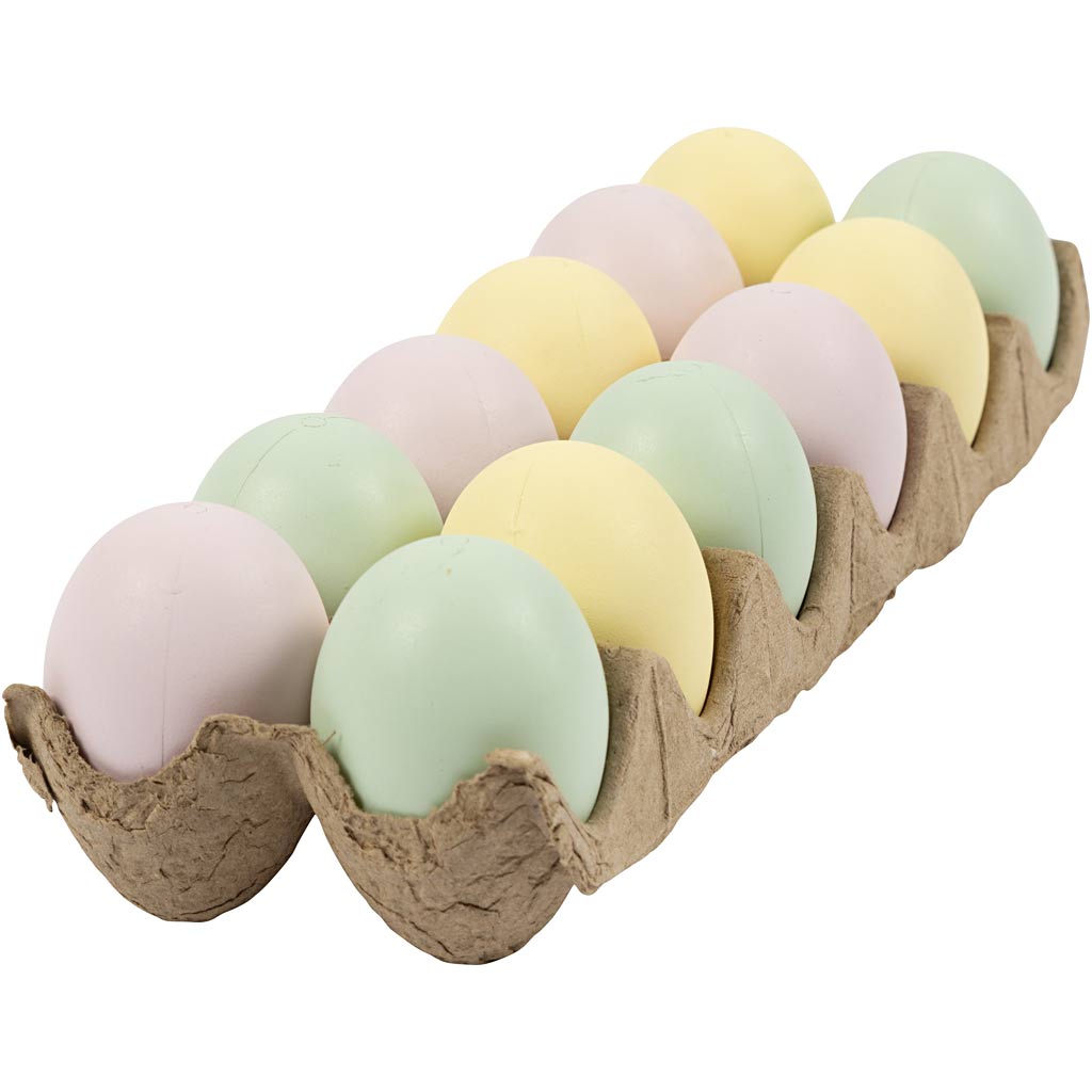Egg H 6 cm Pastell