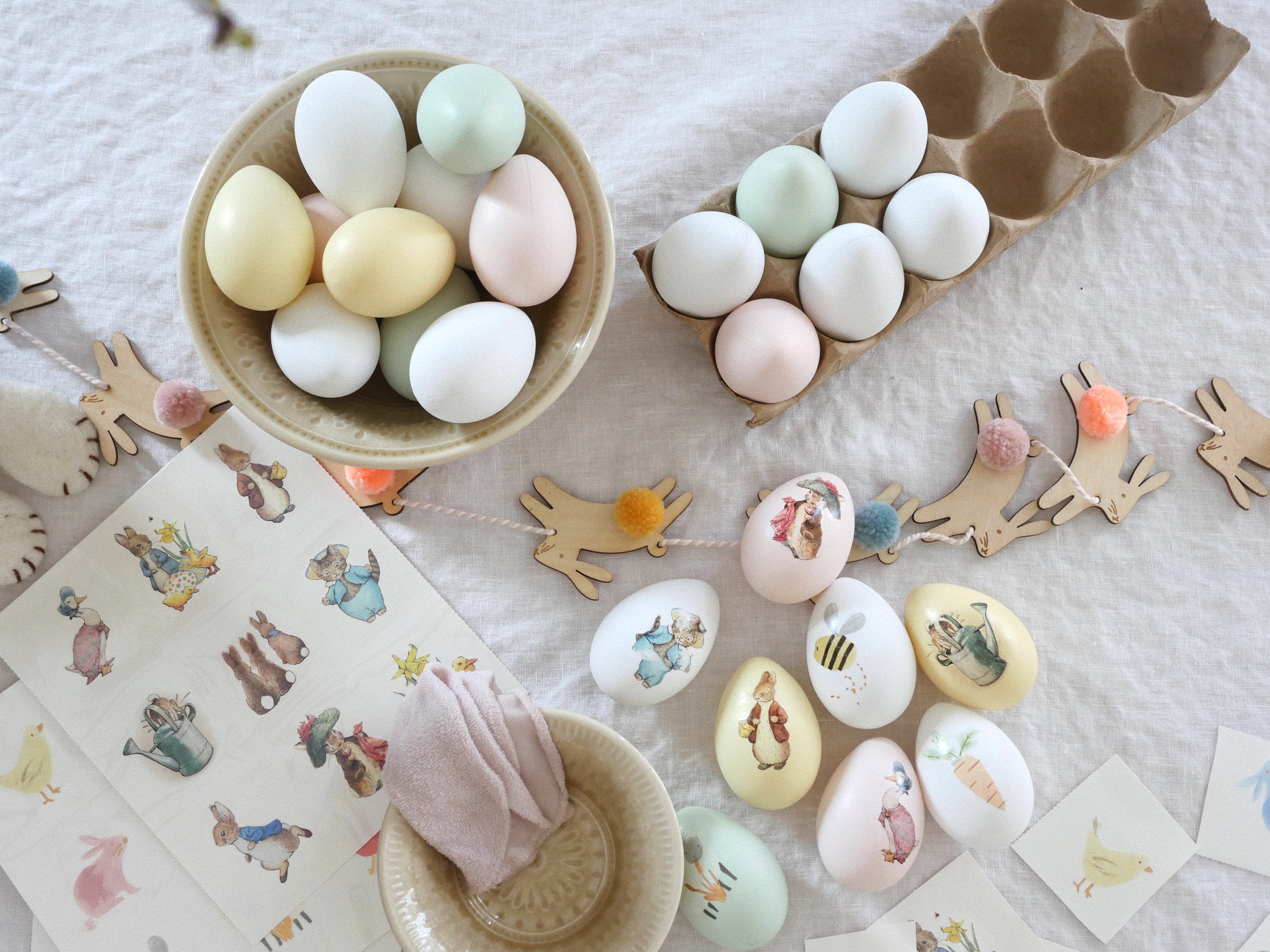 Egg H 6 cm Pastell