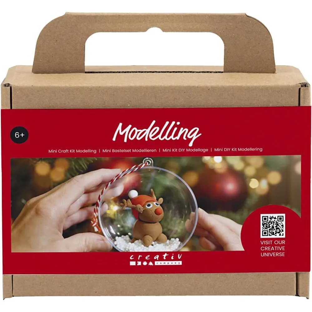 Mini DIY Kit Modellering. Reinsdyr. 1 pk.
