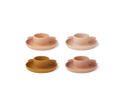 Janus egg cup 4-pack 2092 Mr bear rose multi mix