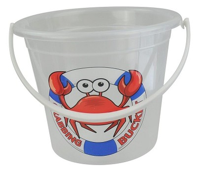 SS Crab bucket XL 8.5L - H: 23.5cm