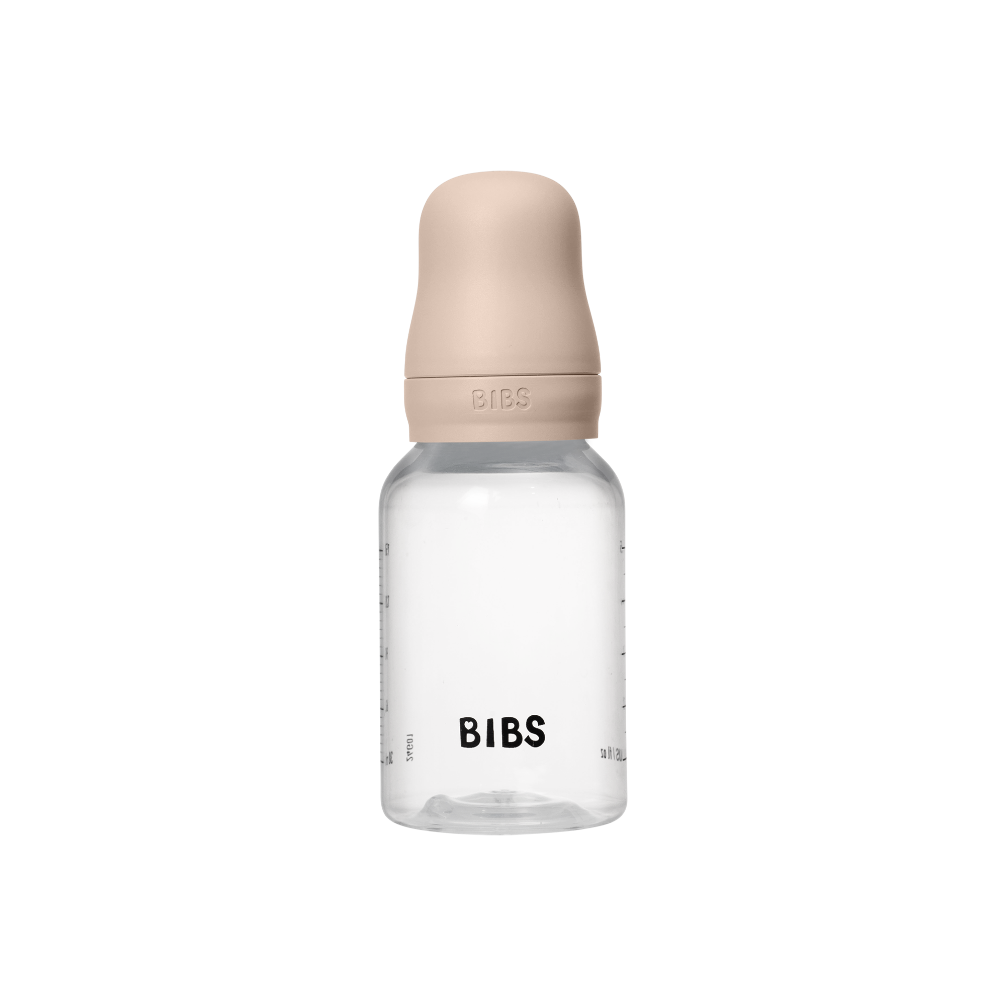 BIBS Baby Bottle Round Silicone 1 pack 150 ml Slow Flow Blush