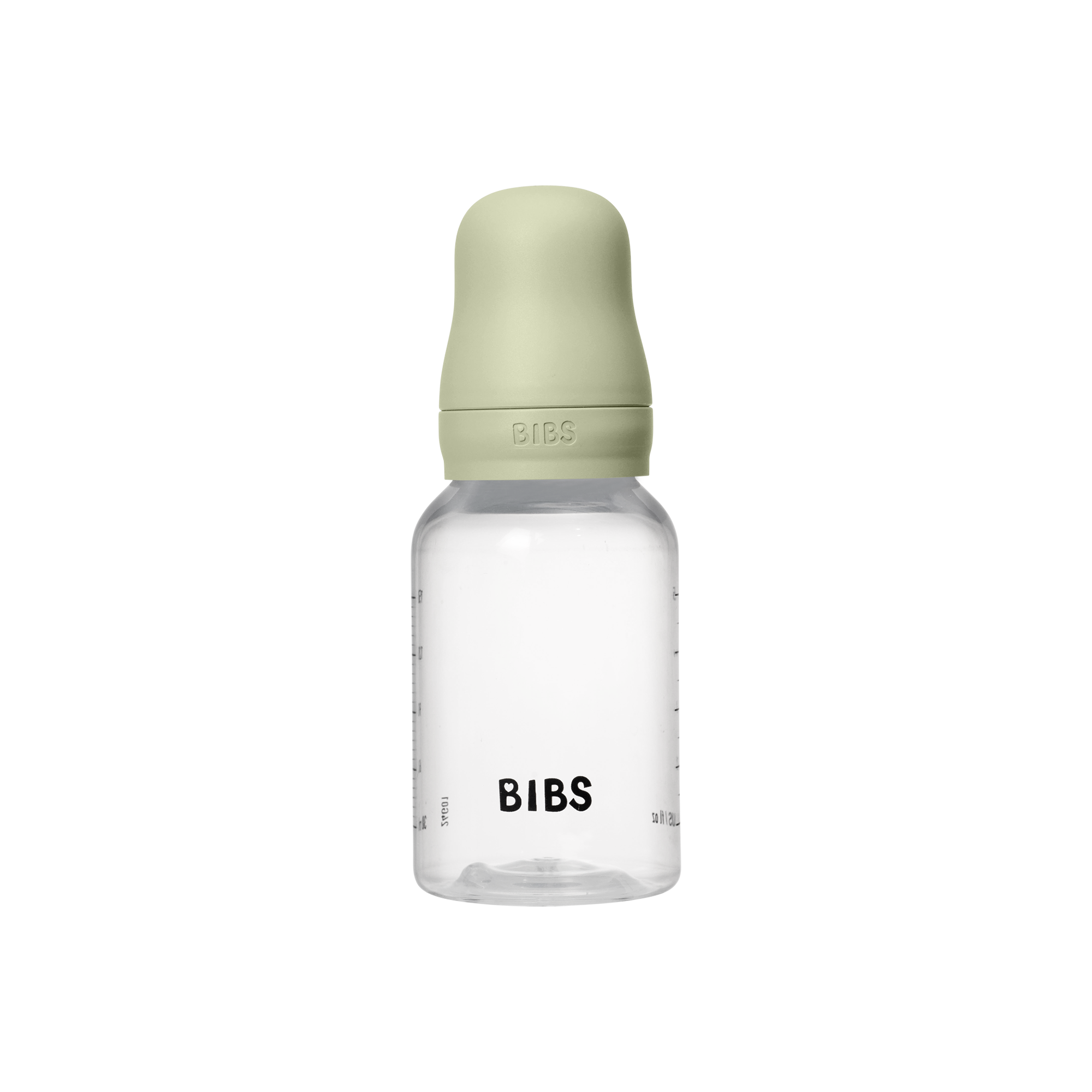 BIBS Baby Bottle Round Silicone 1 pack 150 ml Slow Flow Sage