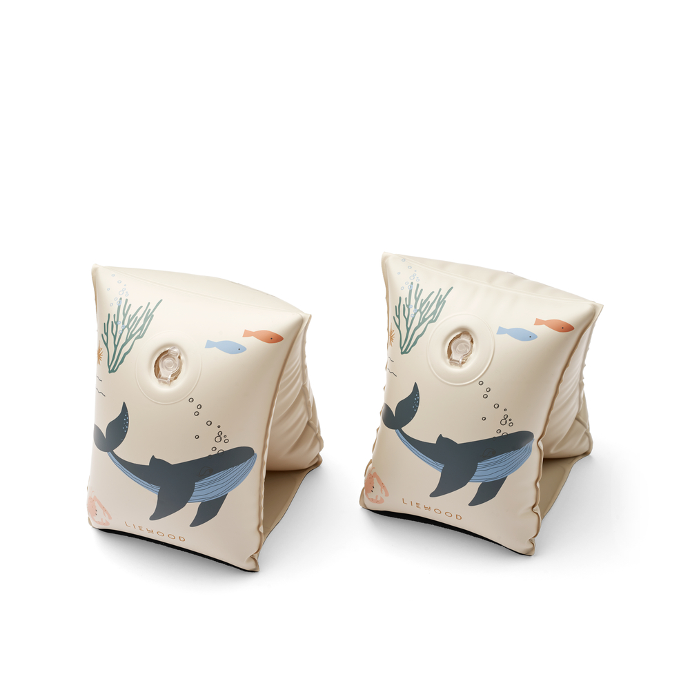Shirley Printed Swim Wings 2-pack Sea creature / Sandy - SS26