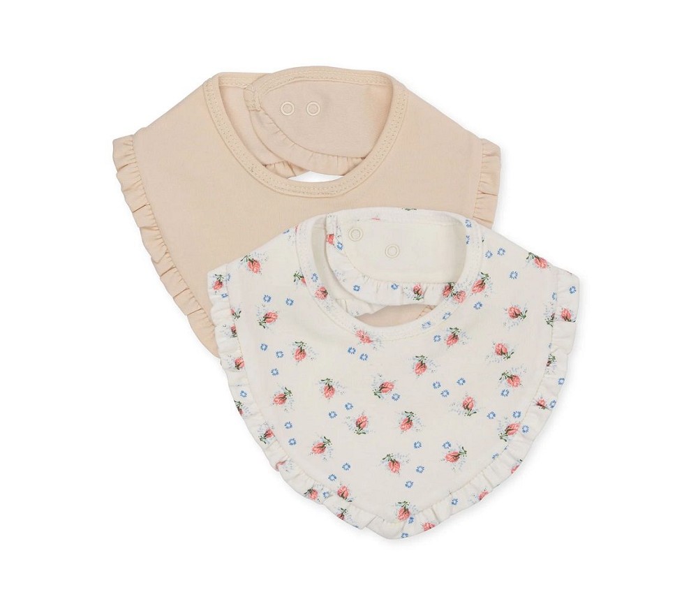 BASIC 2 PACK FRILL BIB BRISE/NOUVELLE AW23
