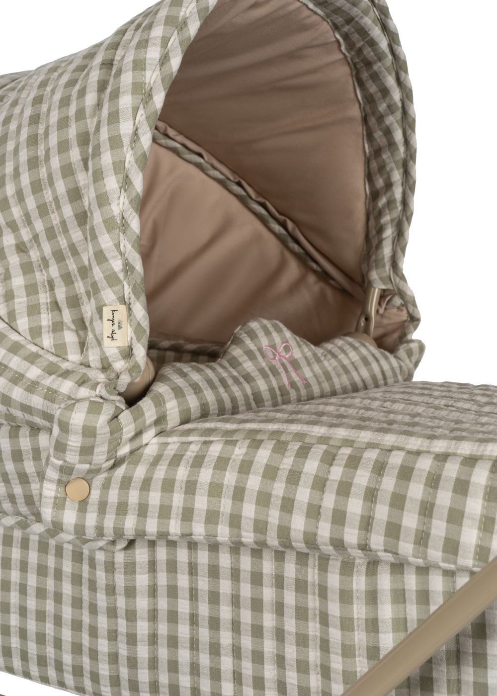 DOLL PRAM TEA CHECKAW24