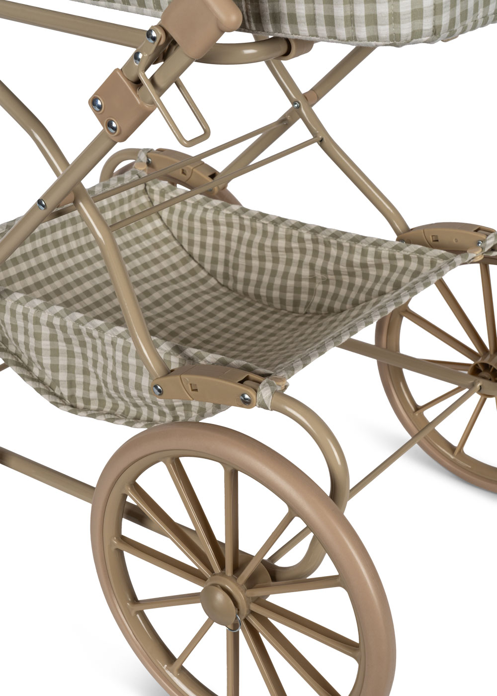DOLL PRAM TEA CHECKAW24