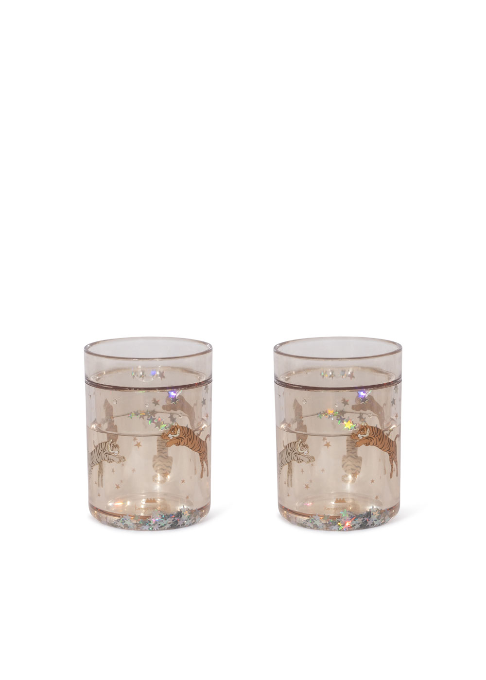 2 PACK GLITTER CUPS ROAR AW24