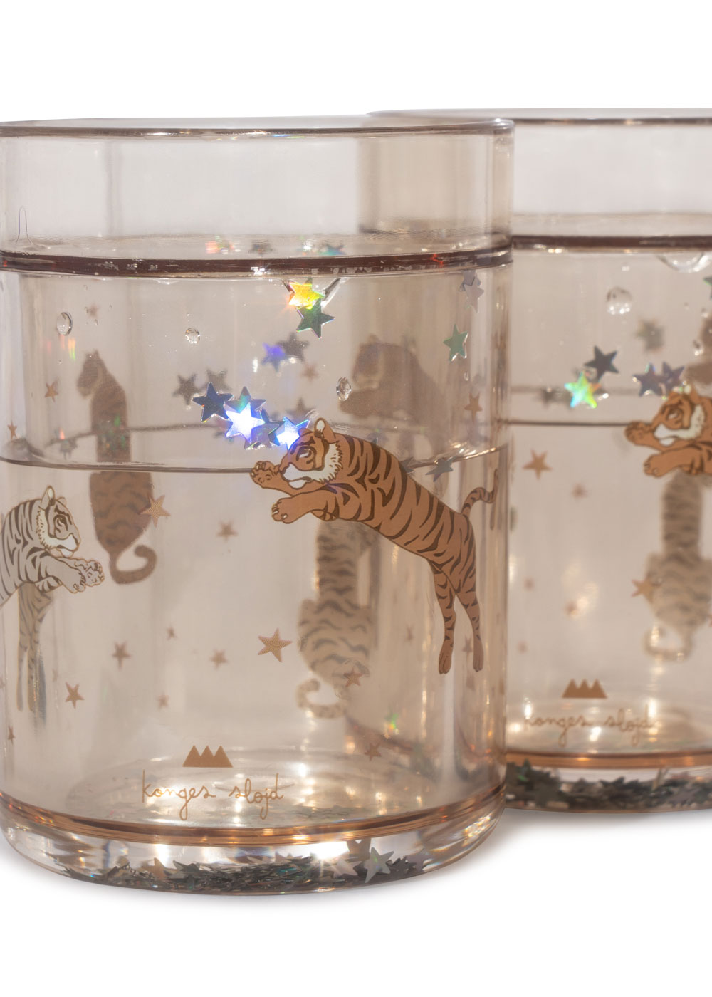 2 PACK GLITTER CUPS ROAR AW24