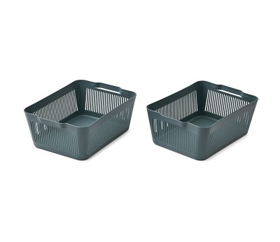 Makeeva Basket L 2-Pack Whale blue - AW24