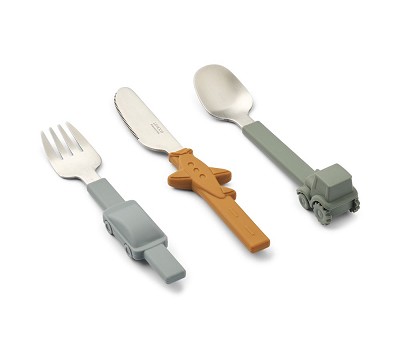 Tove cutlery set Blue fog mix AW23